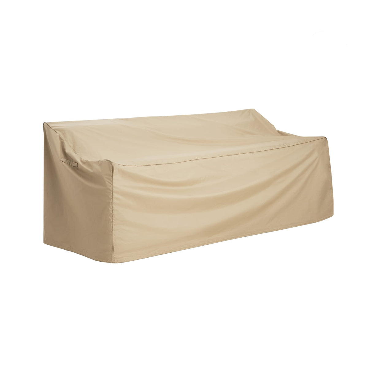 Beige 3-Seater Patio Sofa Cover - Weather Resistant Fabric
