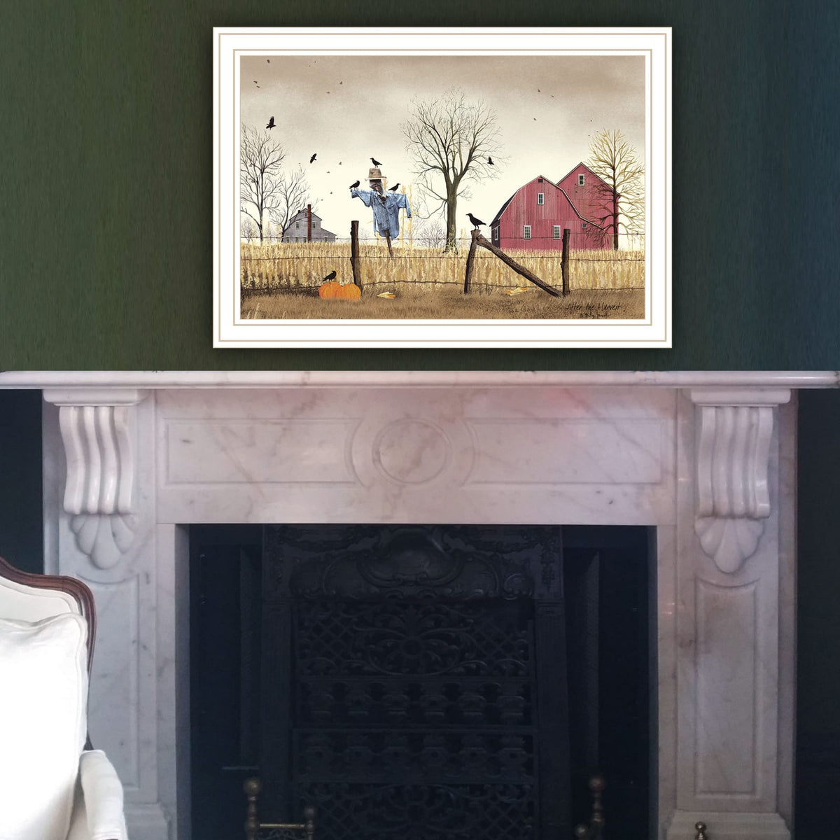 Wood & Paper Framed Wall Art - Multicolor Bedroom Decor