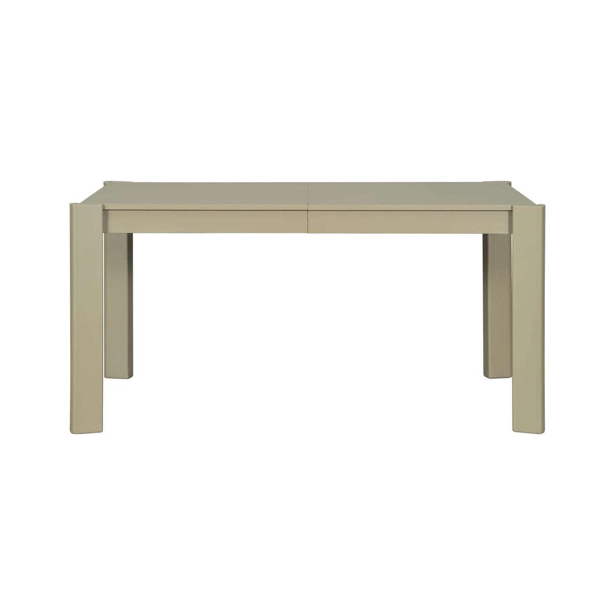 Expandable Farmhouse Dining Table - Walnut/Gold, 59-73 Inch for Dining Room
