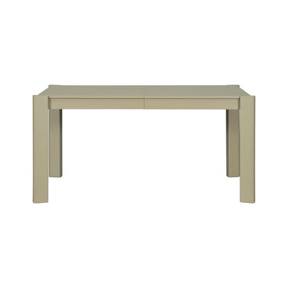 Expandable Farmhouse Dining Table - Walnut/Gold, 59-73 Inch for Dining Room