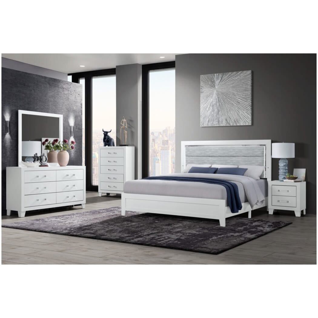 OMODA White Nightstand - Modern Bedroom Storage