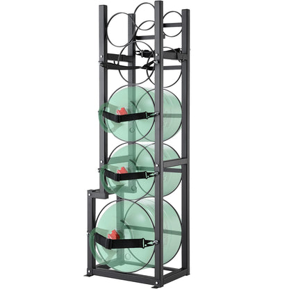 Carbon Steel Refrigerant Tank Rack - 50lb Capacity