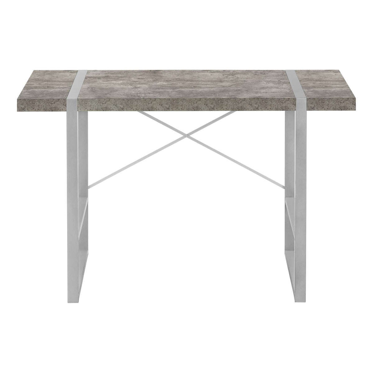 Grey Concrete Computer Desk - 48"L Home Office Desk