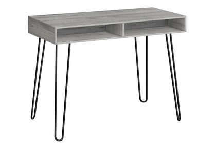 Grey Computer Desk with Storage Drawers - 40" L
