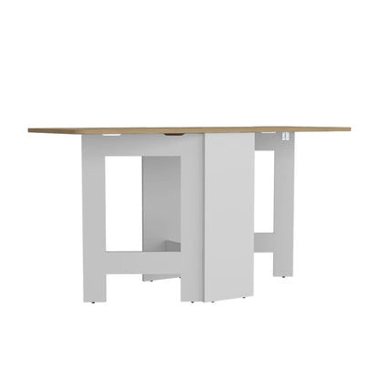 Multicolor Folding Dining Table with Engineered Wood for Living Room