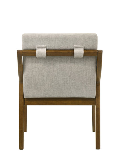 Gray Oak Side Chairs - Set of 2 for Kitchen Dining Rooms