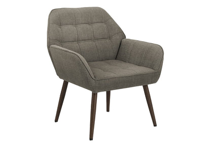Light Brown Accent Chair - 29"h, Polyester Fabric for Living Room