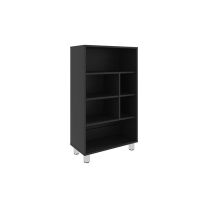 Black 40" Tall File Cabinet - Compact Storage for Home Office
