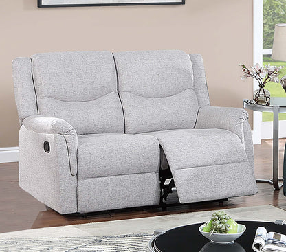 Off White Modern Recliner Loveseat - 37" x 53"