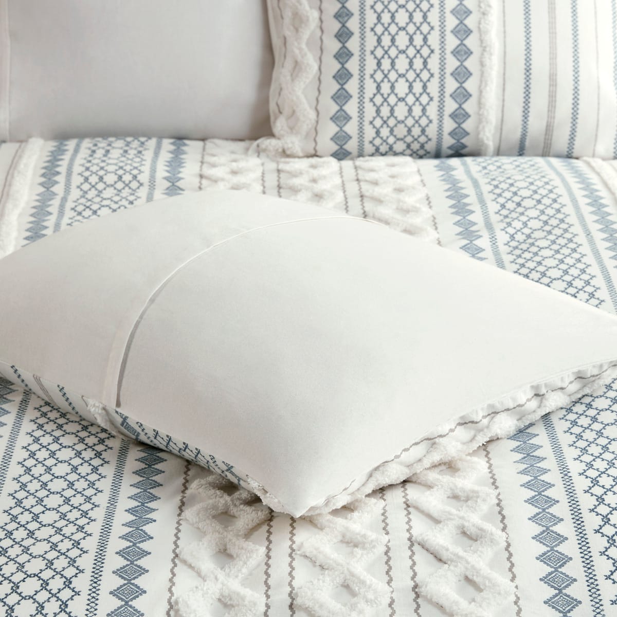 King Cotton Aztec Print Duvet Cover Set Multicolor