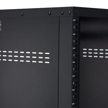 12U AV Rack Stand - 500 lbs Capacity Network Recording Studio Rack