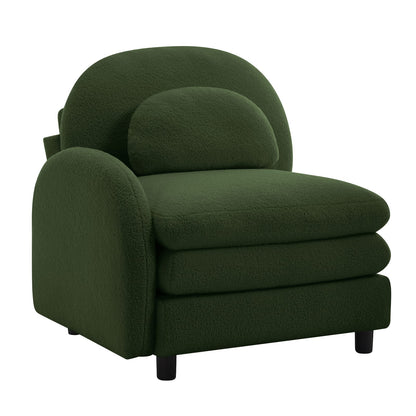 Green Teddy Sofa - 1 Seat - 34" Sofa
