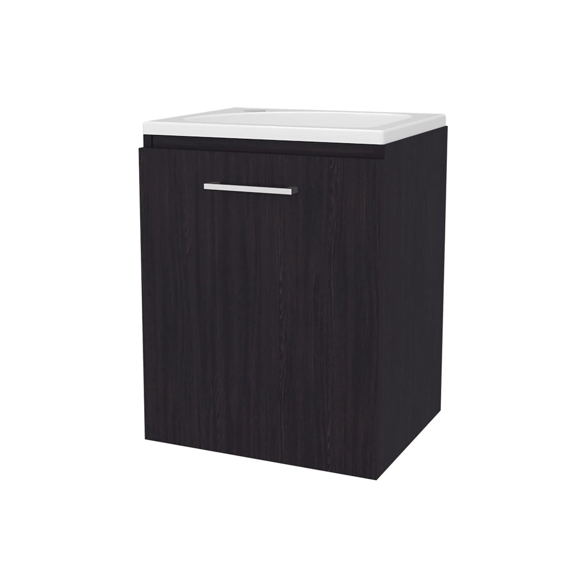 Wengue Bathroom Vanity - Dark Brown Storage Sink