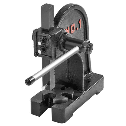 1 Ton Cast Iron Arbor Press - Manual Desktop Press