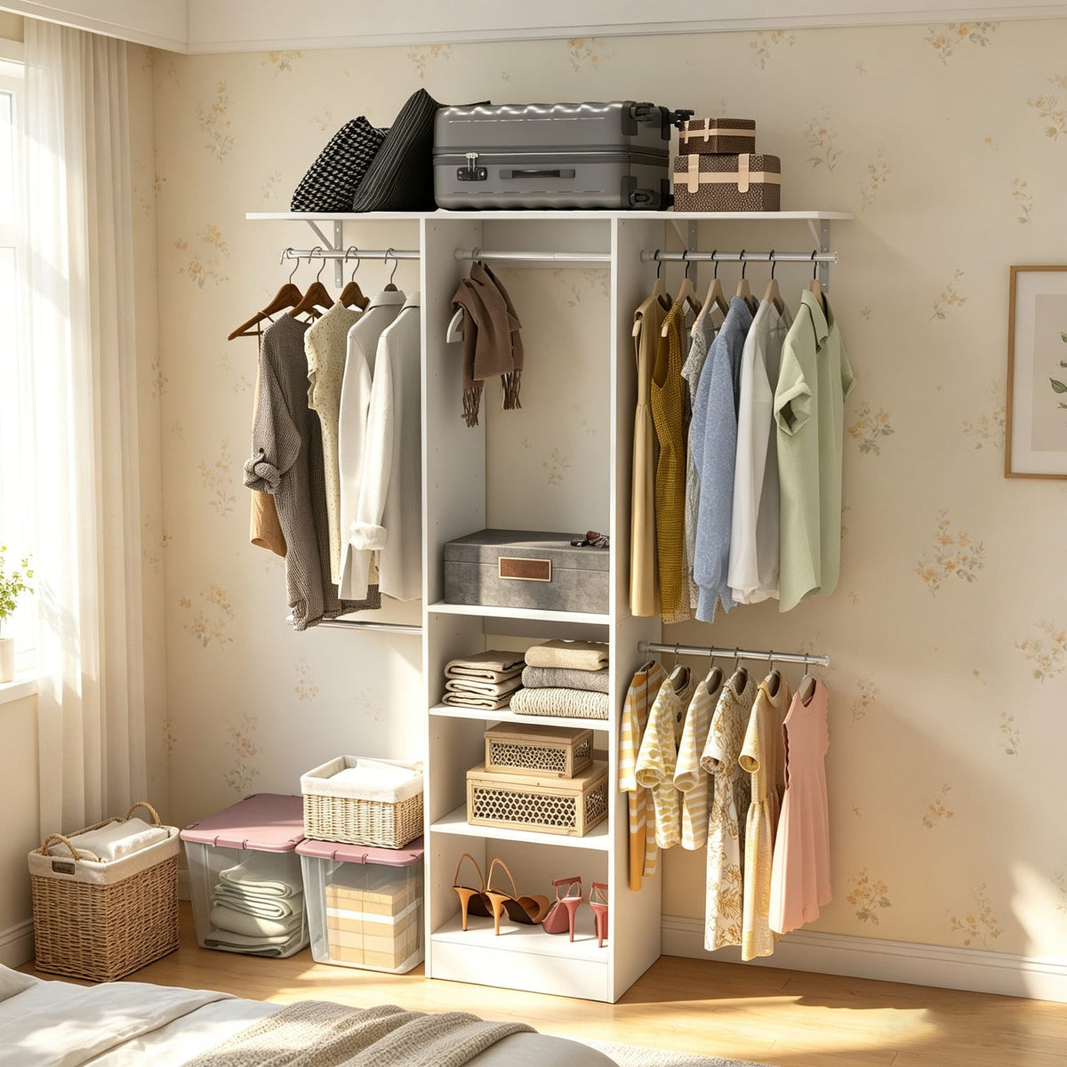 White 60 Inch Dresser - Modern Bedroom Storage