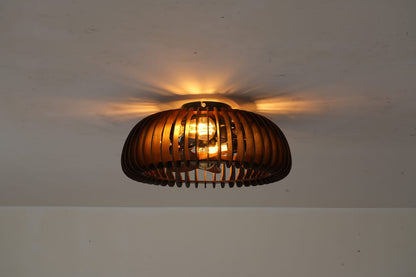 20 inch Wood Ceiling Fan Light with Remote Control for Bedroom