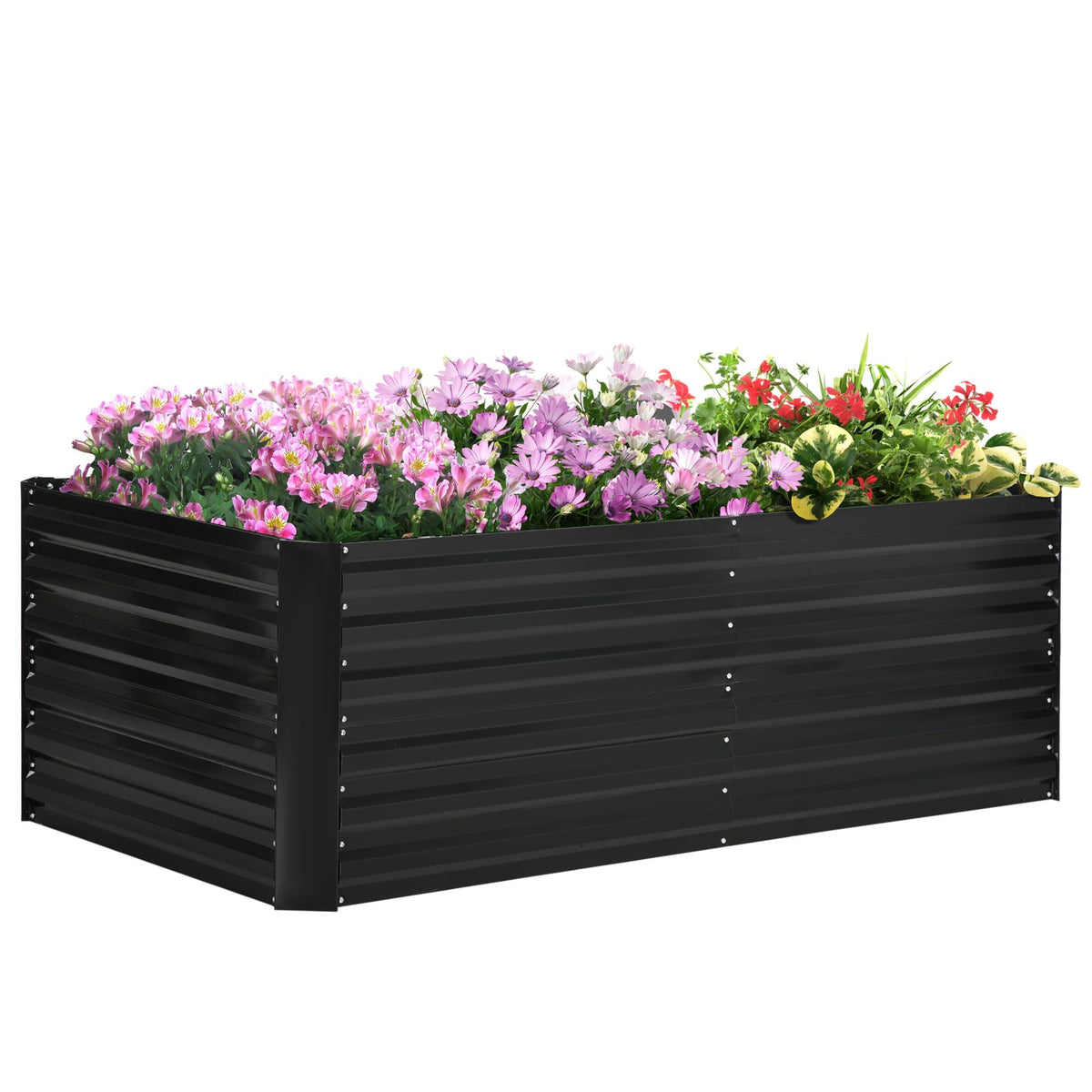 7 Foot Tall Raised Garden Bed - Steel Planter Box