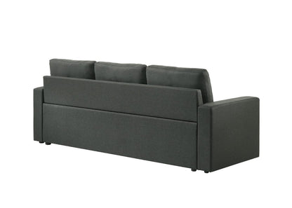 Dark Gray 3 Seat Sleeper Sofa - 83.5" Wide for Living Room