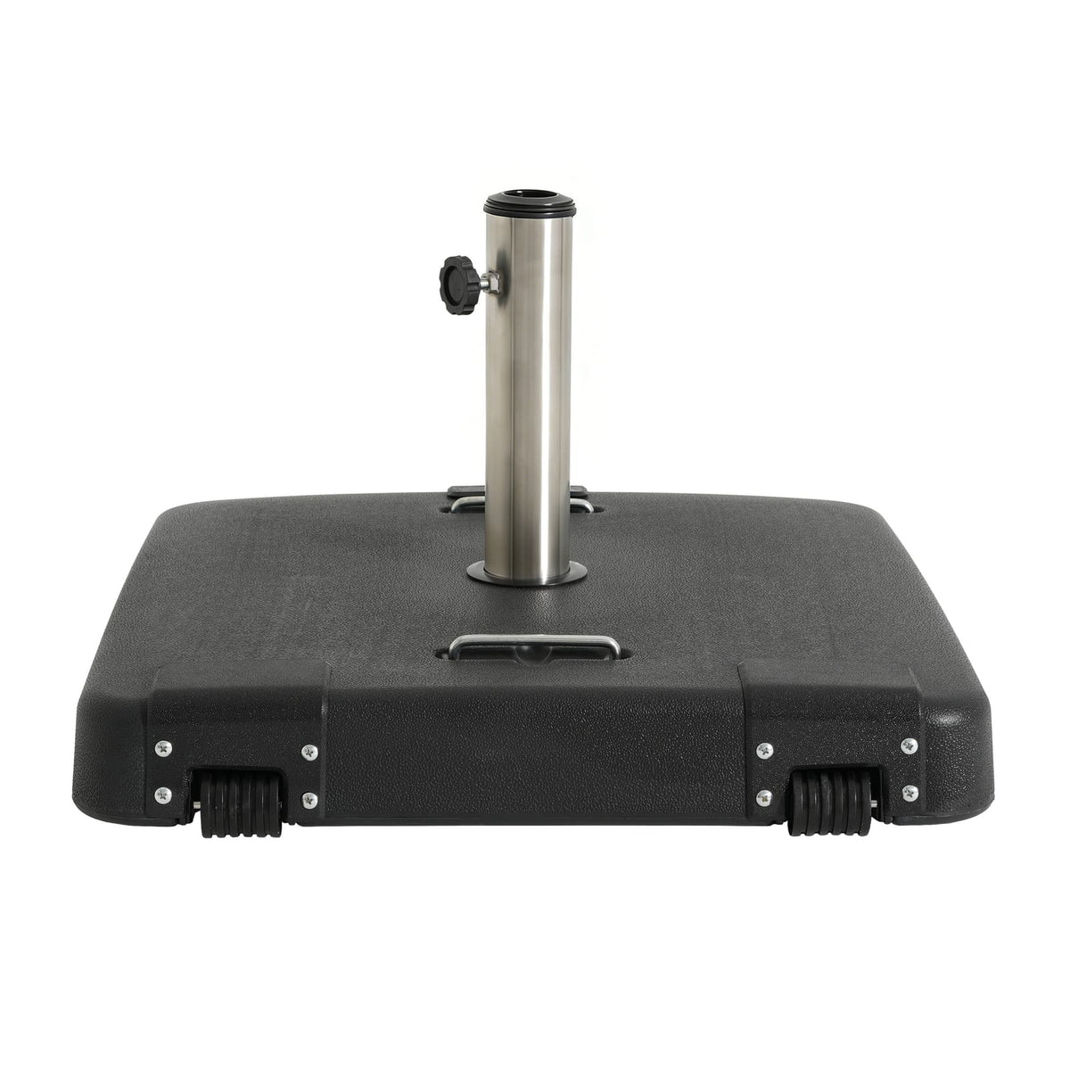 Malden Outdoor Umbrella Base - Black Concrete Resin