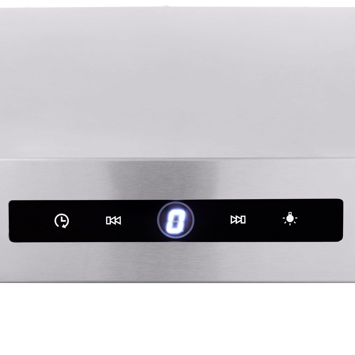 Stainless Steel Range Hood with Dual Motors for Kitchen Storage