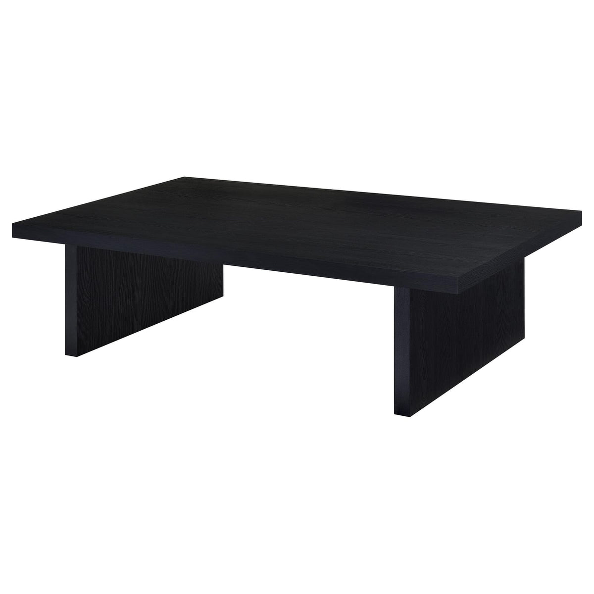 Caroline Black 2-Piece Coffee & End Table Set - Modern Style