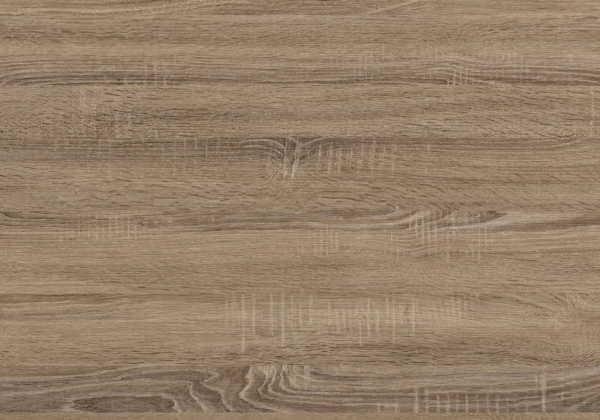 Taupe Particle Board Computer Desk with Storage Drawers for Home Office