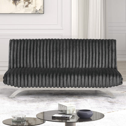 Charcoal Futon Sofa Bed - Contemporary Style for Living Room