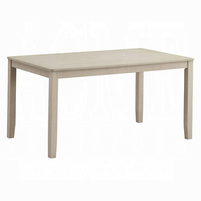 Antique Gray Dining Table Seats 6 - Rectangular Wood Table