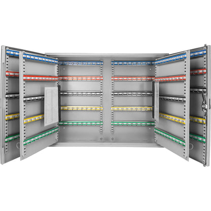 Gray Steel Key Cabinet - 400 Key Wall Mount