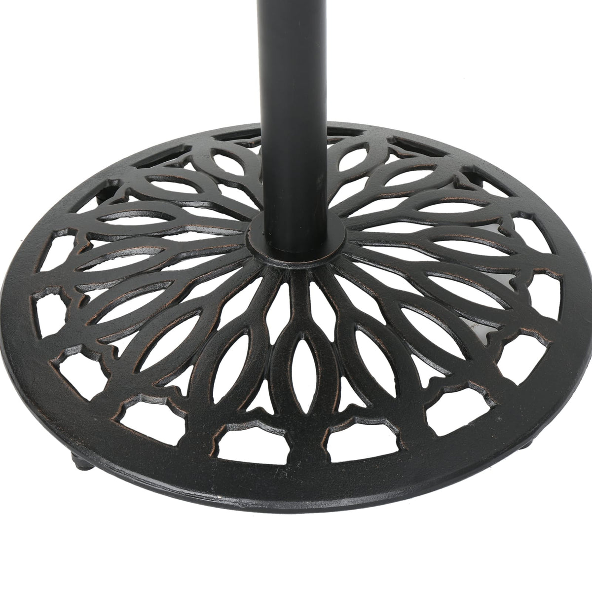 Copper Aluminium Outdoor Bar Table 35 Inch Round