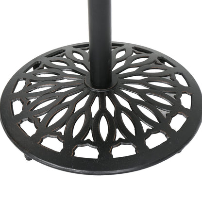 Copper Aluminium Outdoor Bar Table 35 Inch Round