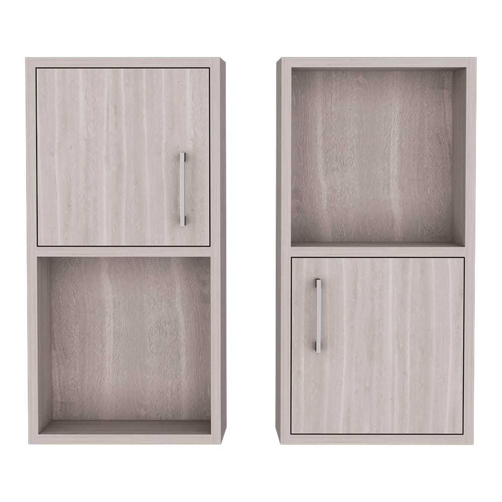 Multicolor Engineered Wood Bathroom Medicine Cabinet Set