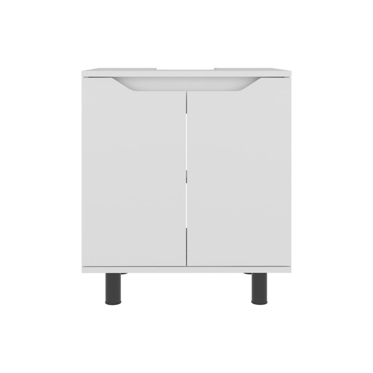 White Bathroom Vanity Cabinet with Storage