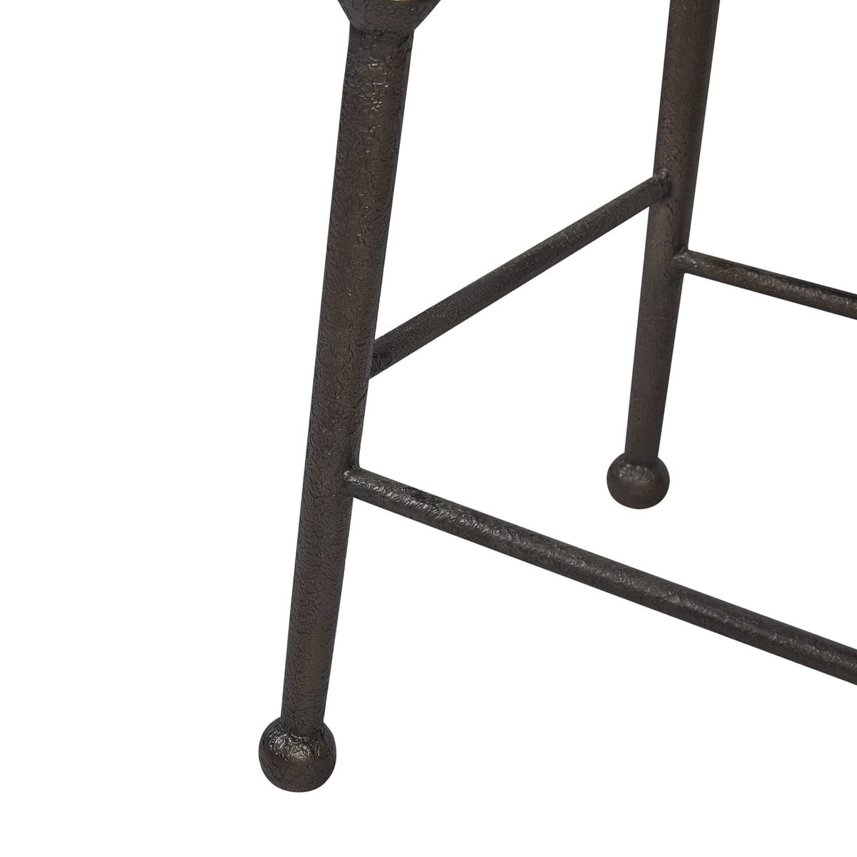 Light Tan Counter Height Saddle Stool - Dining Room