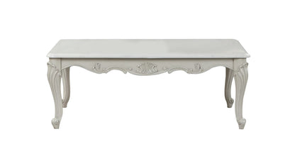 Tuscan Coffee Table - Silver Grey Wood Desk