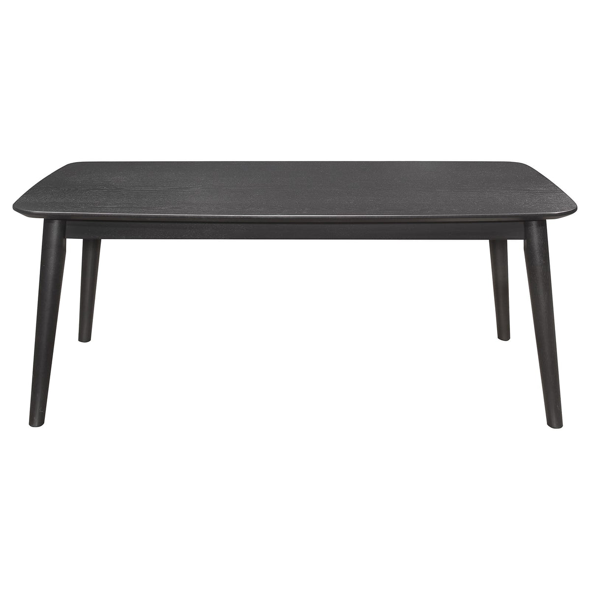 Black Rectangular Coffee Table Set - 3 Piece Dining Table