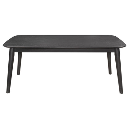 Black Rectangular Coffee Table Set - 3 Piece Dining Table