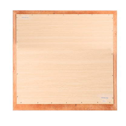 Oak Vanity Mirror - 38" x 38" Storage Mirror