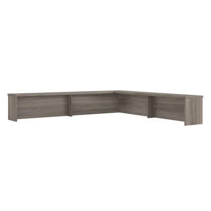 70" Brown Office Hutch with 4 Shelves