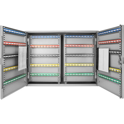 Gray Steel Key Cabinet - 400 Key Wall Mount