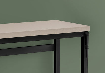 Adjustable Computer Desk - 48" L Taupe Particle Board