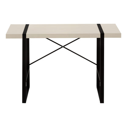 Beige Computer Desk - Home Office Laptop Workstation