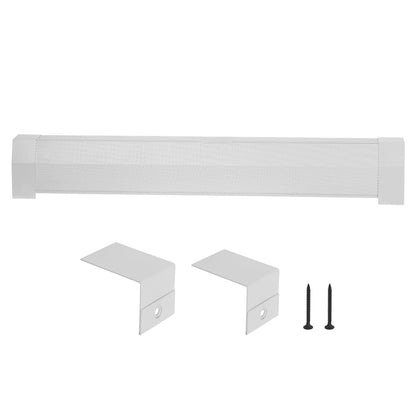 White Steel Baseboard Heater Cover for Standard Electric Units