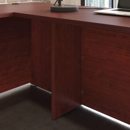 60" Red Desk With Hutch - Home Office Storage