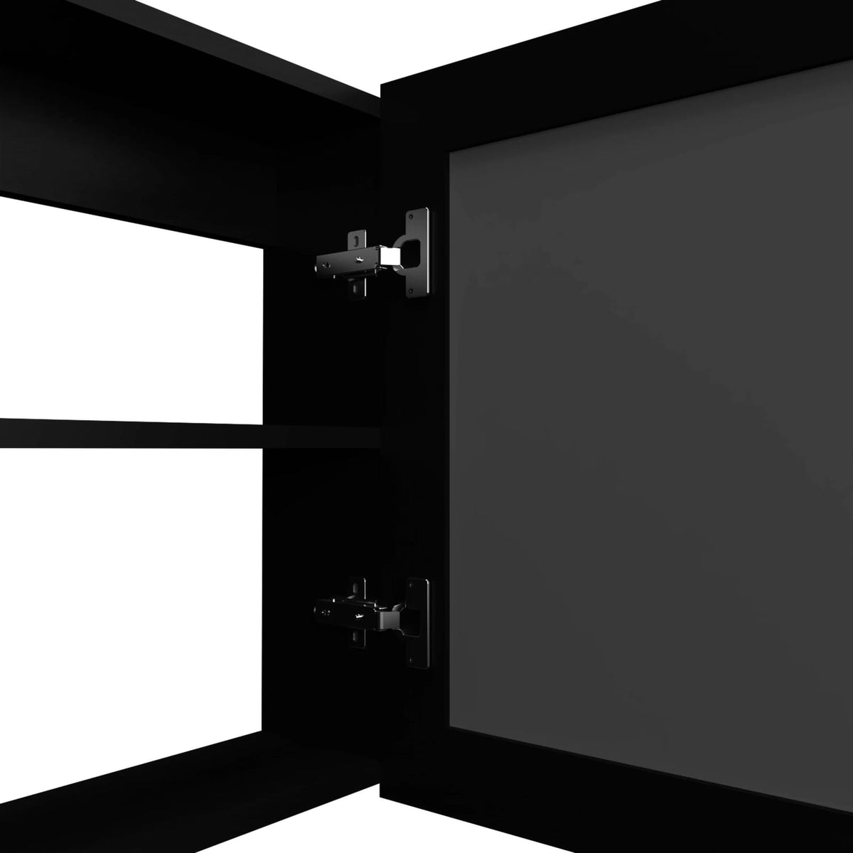 Wenge Bathroom Medicine Cabinet with Mirror