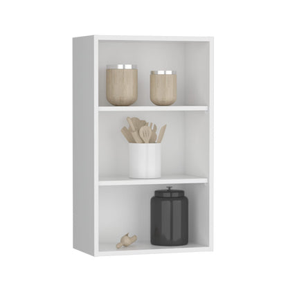 White Wall Mounted Kitchen Shelving Unit - 36 Inch for Living Room