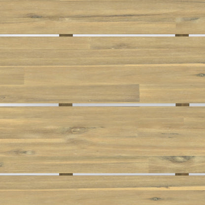 Parkside Outdoor Coffee Table - Light Teak | Durable Wood Table