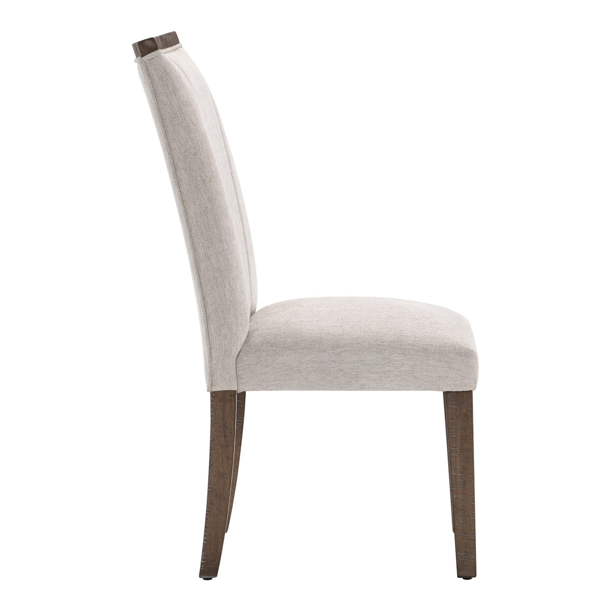 Contemporary Wooden Dining Chairs Set of 2 in Brown