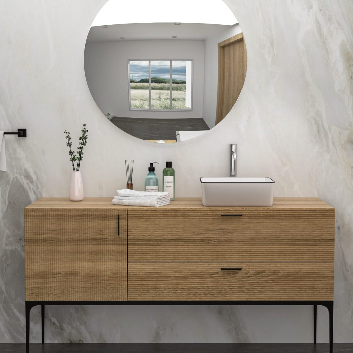 16x12 White Ceramic Rectangular Vessel Sink