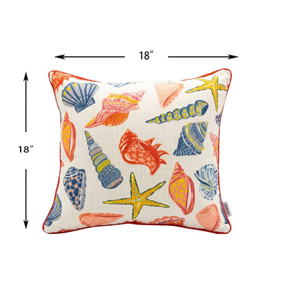 Weather Resistant Outdoor Pillows Set of 2 for Patio Seating